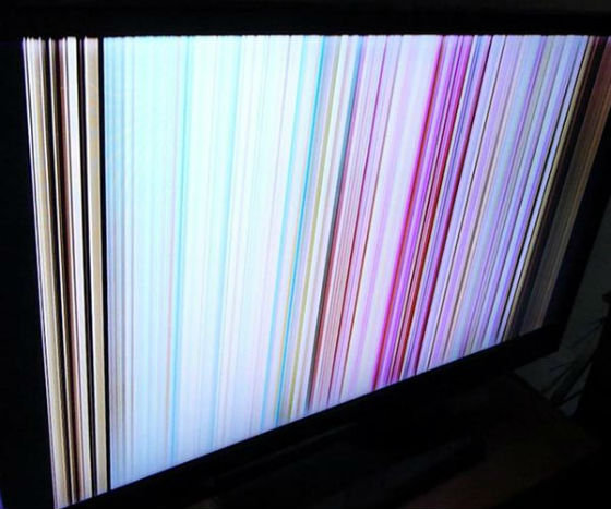 Телевизор в полосах не показывает | Вызов телемастера на дом в Щербинке